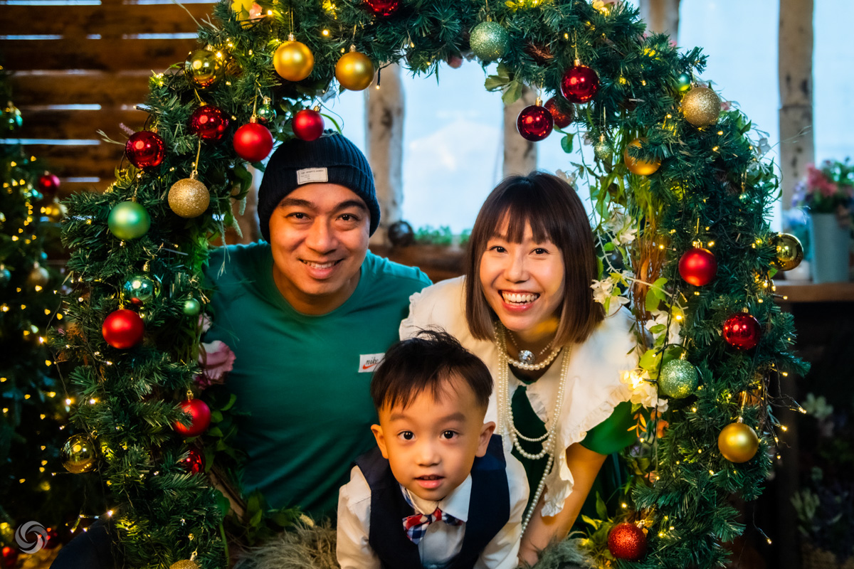 Christmas studio shoot