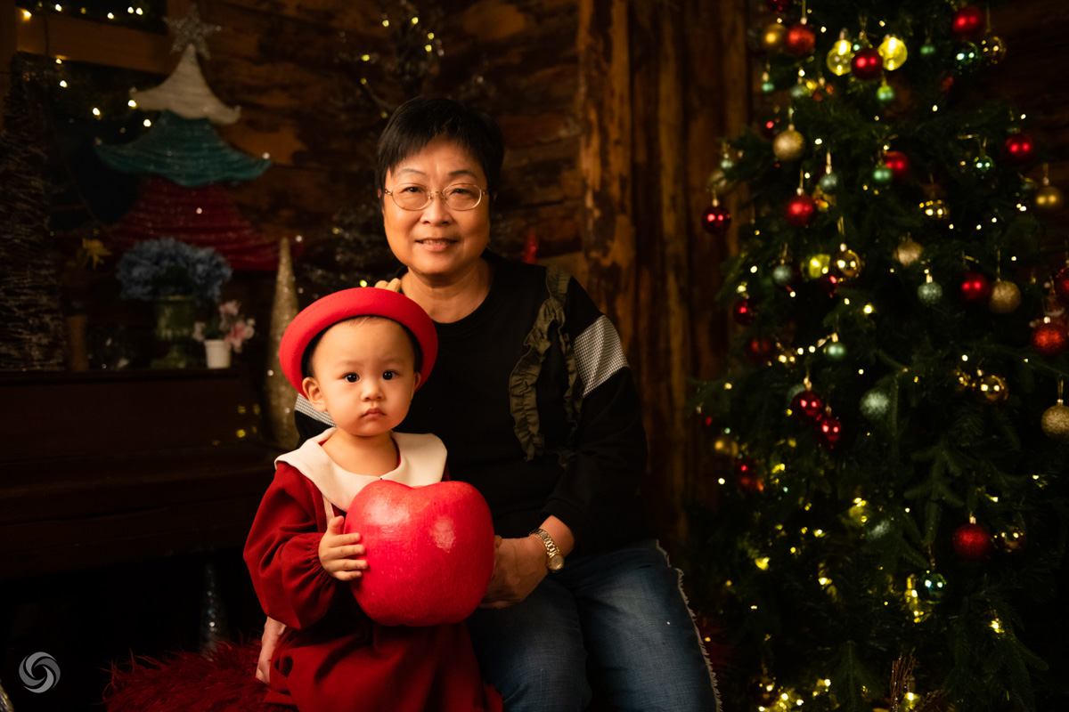 Christmas studio shoot