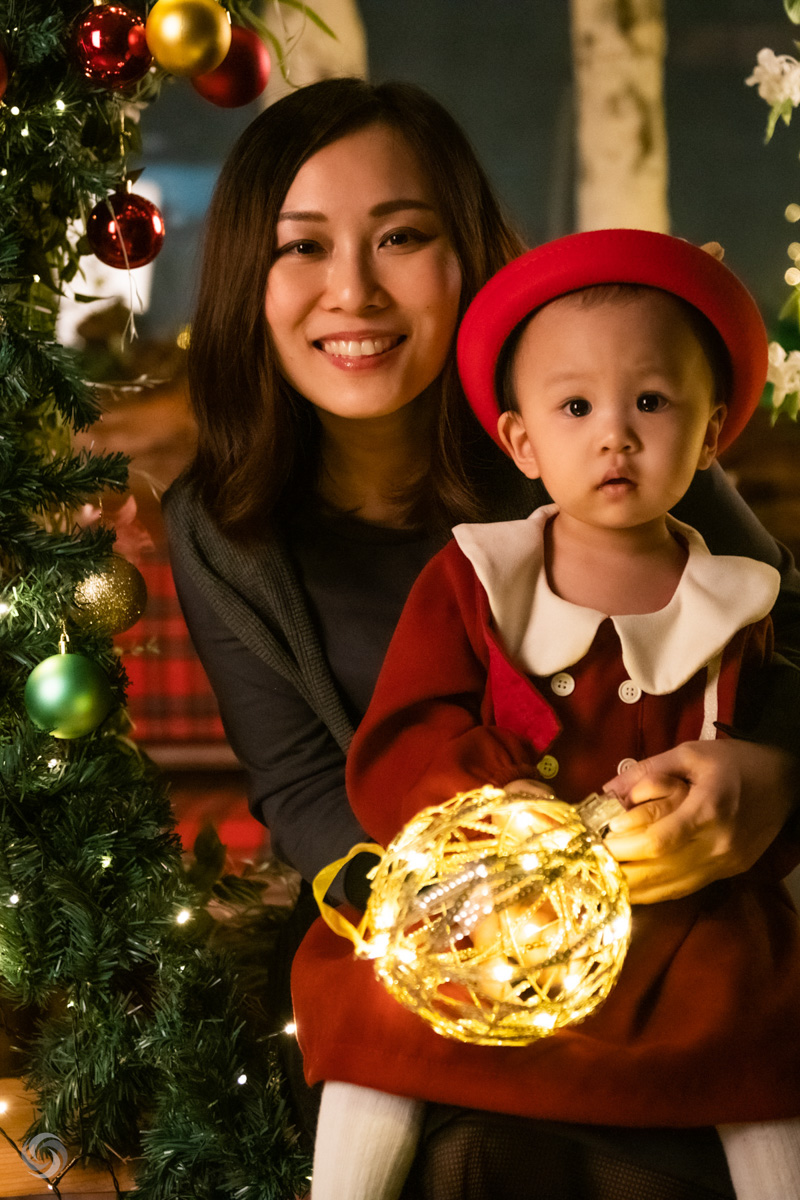 Christmas studio shoot